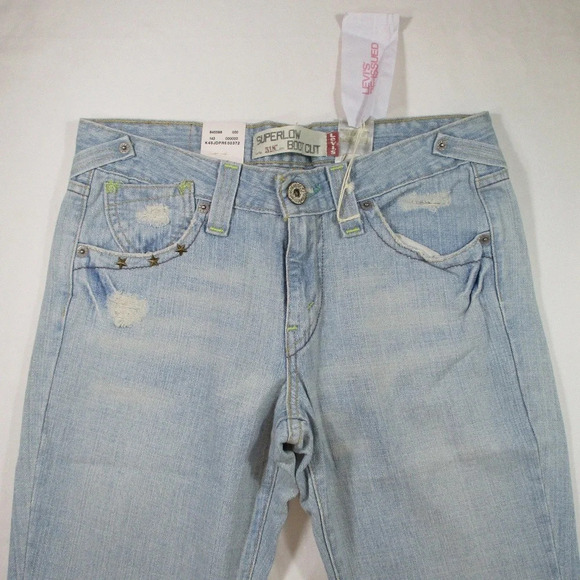 LEVI'S Superlow Bootcut Jeans NWT Size 7M #40 - Picture 2 of 7